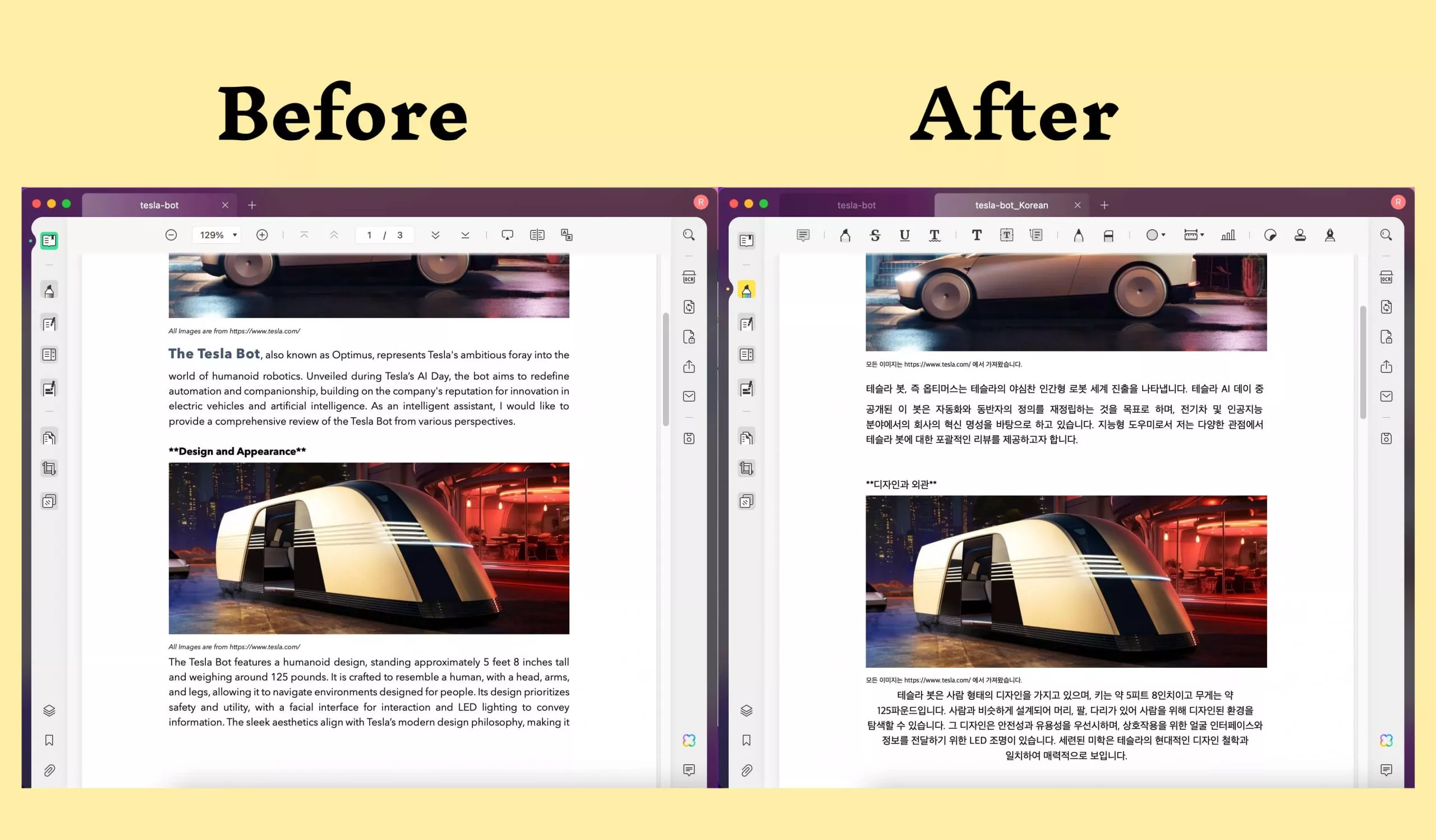 translate PDF with original layout