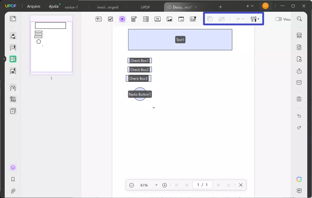 O formulário xfa não pode ser editado personalize seu formulário