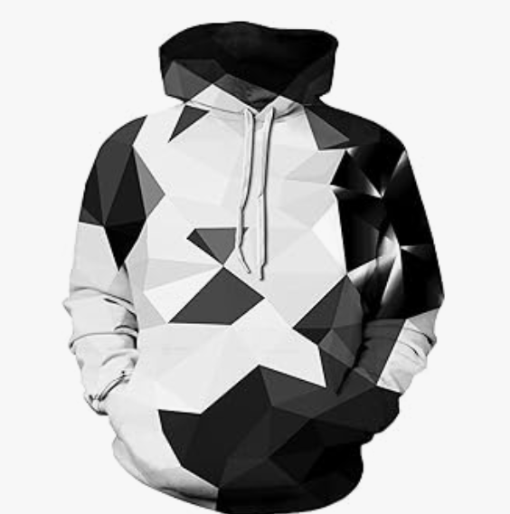 3D galaxy graphic hoodie