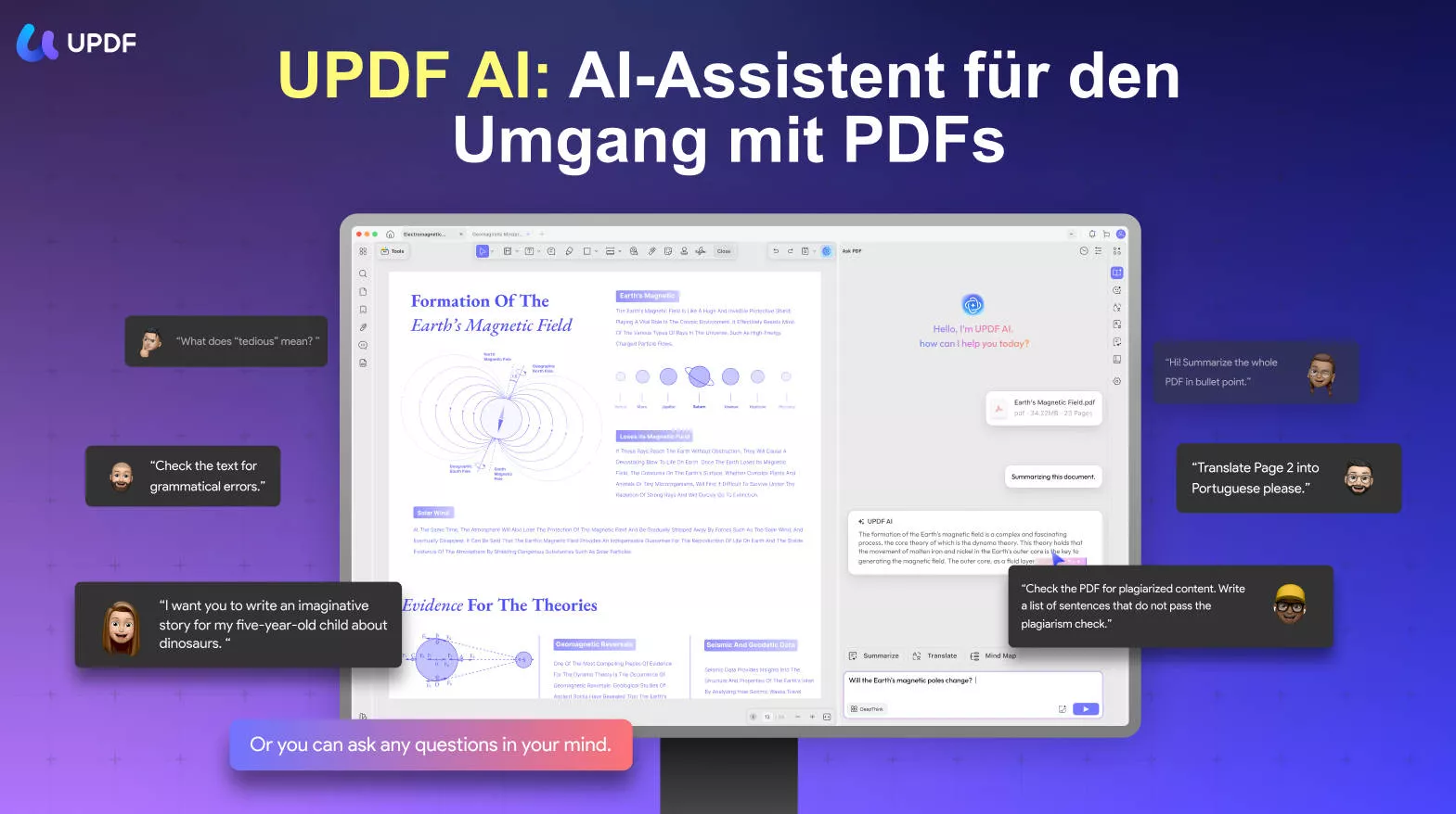 DAT-Datei in PDF umwandeln - UPDF AI