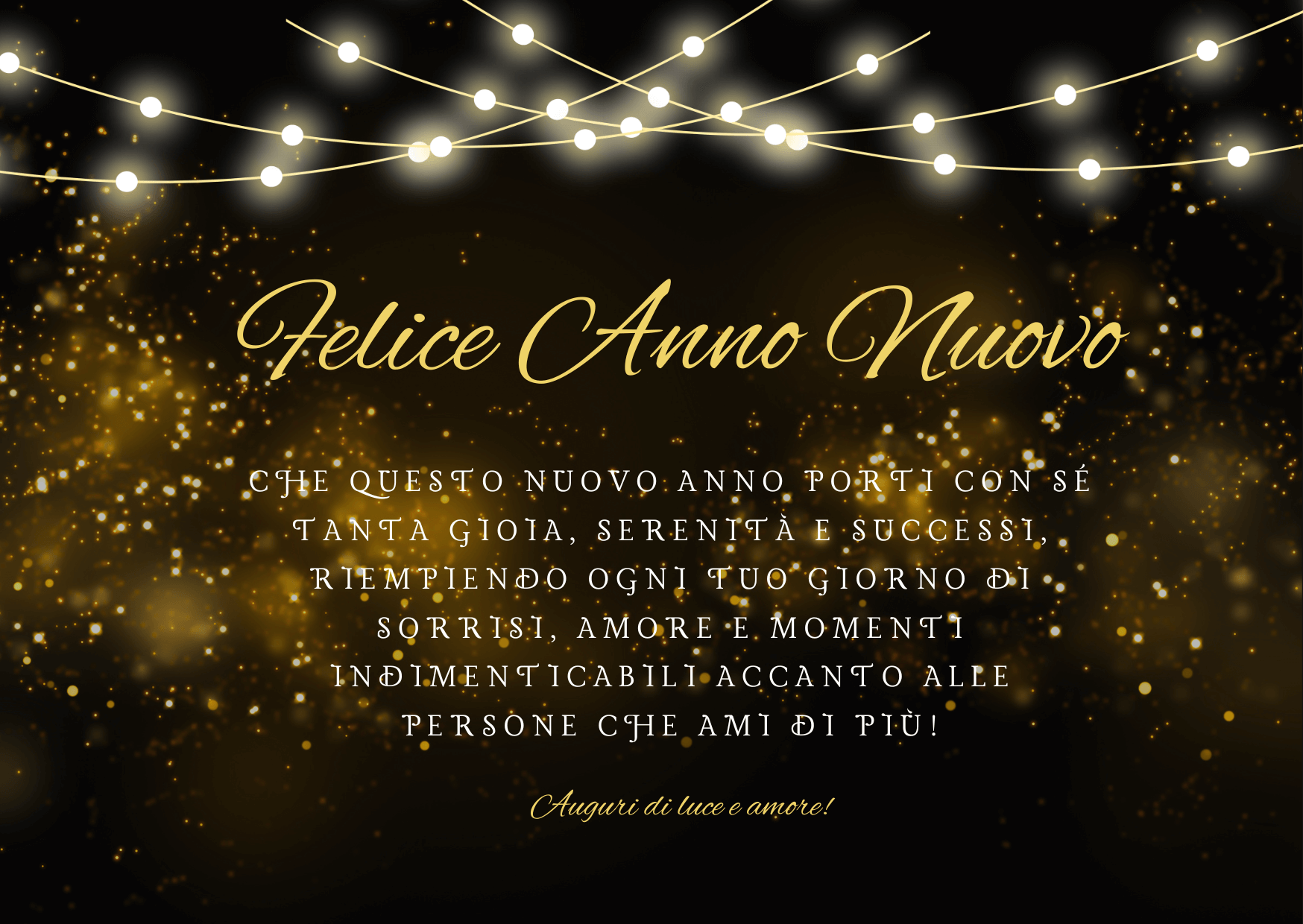 Auguri per il nuovo anno per gli amici