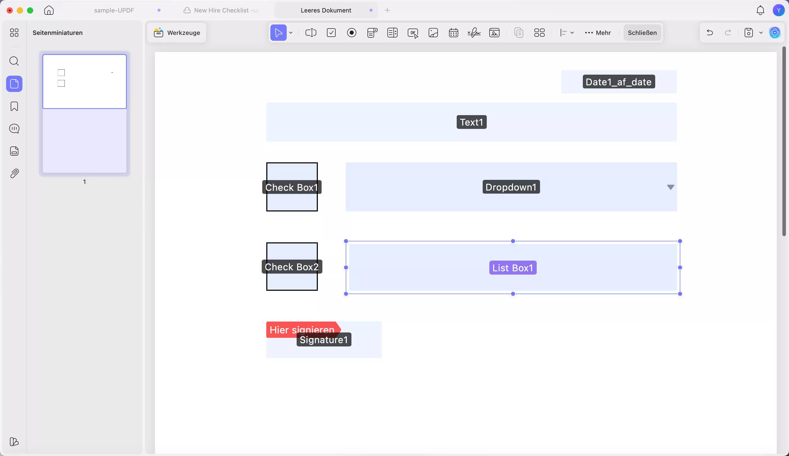 Ausfüllbare PDF-Formulare von Grund auf neu erstellen