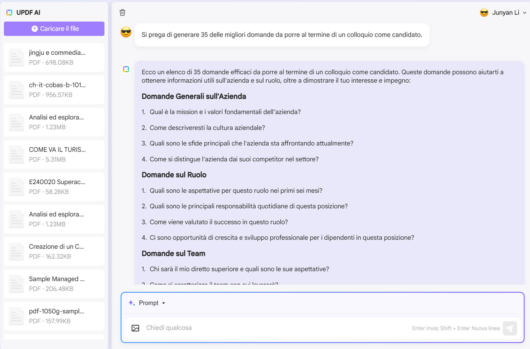 domande da fare durante un colloquio come candidato