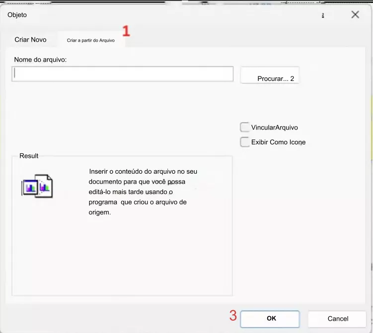 PPT para arquivo Excel
