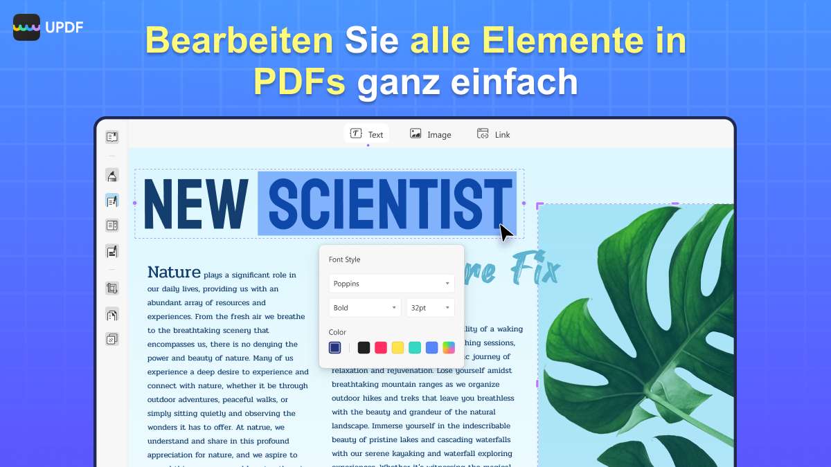 PDF in UPDF bearbeiten
