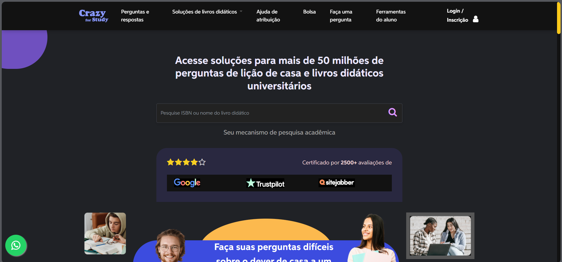 Alternativas ao Homeworkify