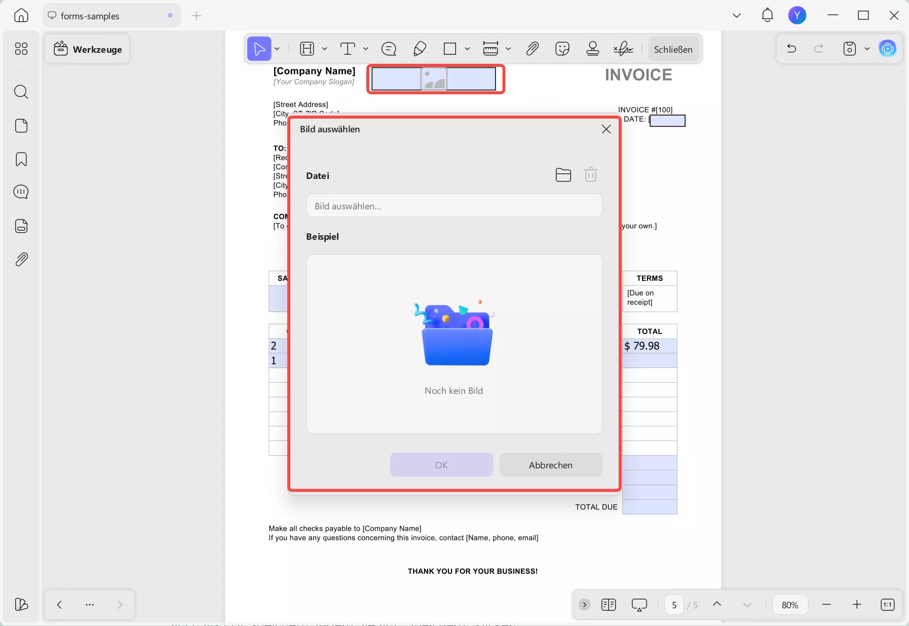PDF-Formular ausfüllen