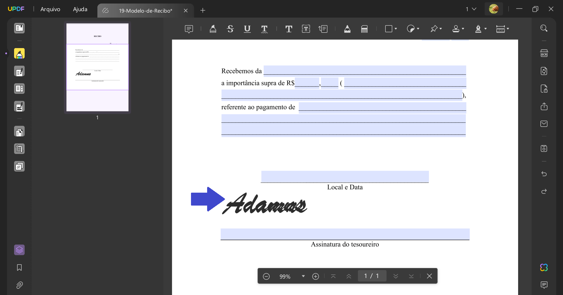 Remover Texto Manuscrito de um PDF