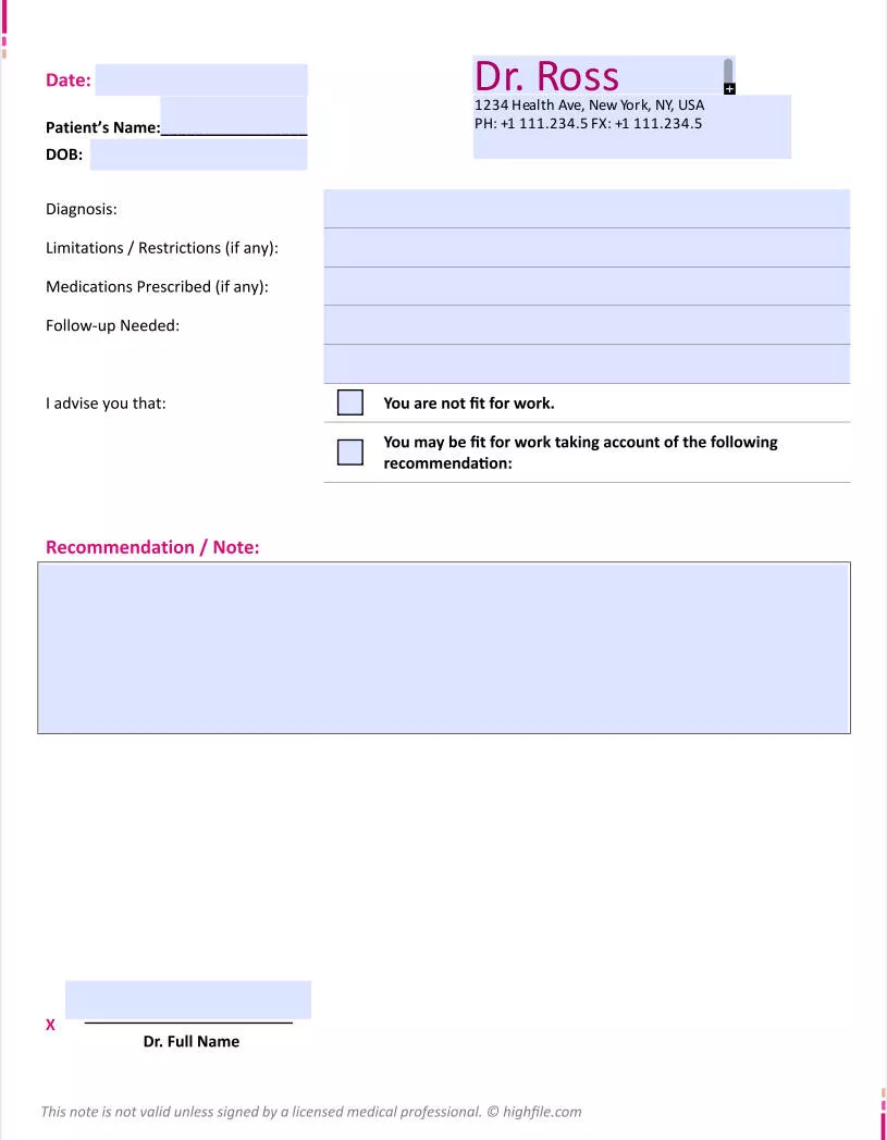 ใบรับรองแพทย์จริงสำหรับการทำงาน pdf ฟรี