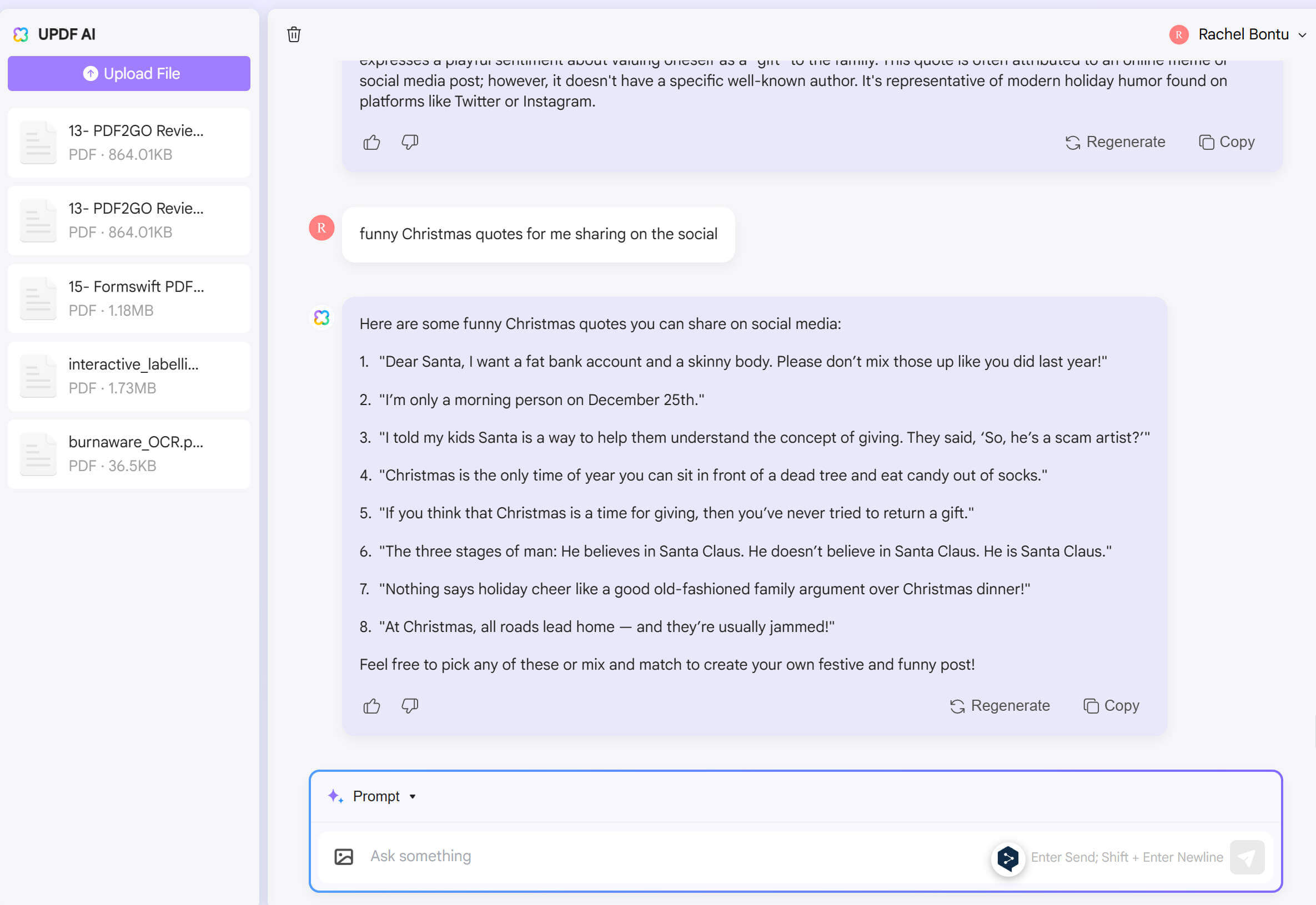 Use AI to generate the quote.