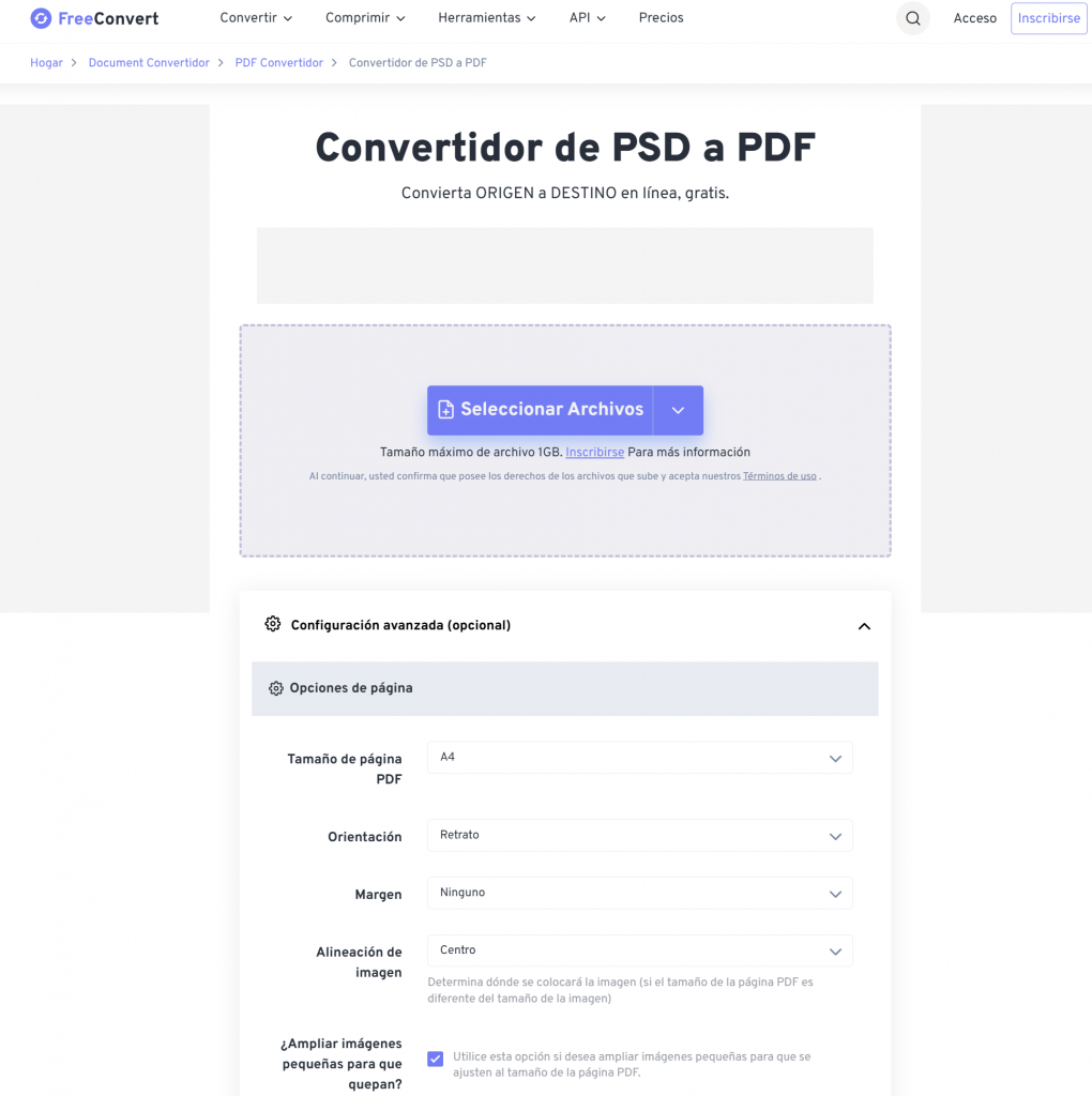 convertir psd a pdf online en freeconvert