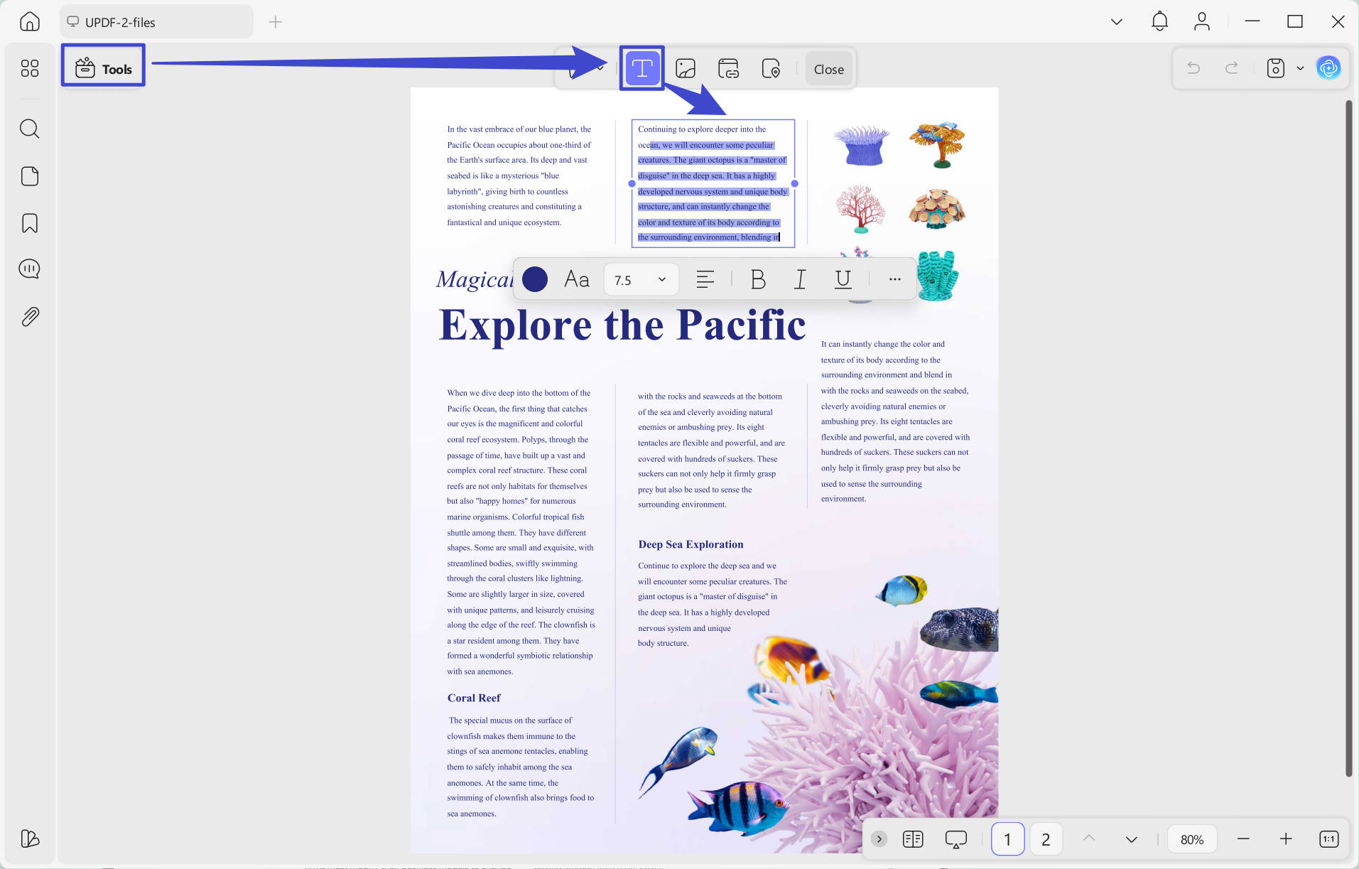 edit pdf with updf
