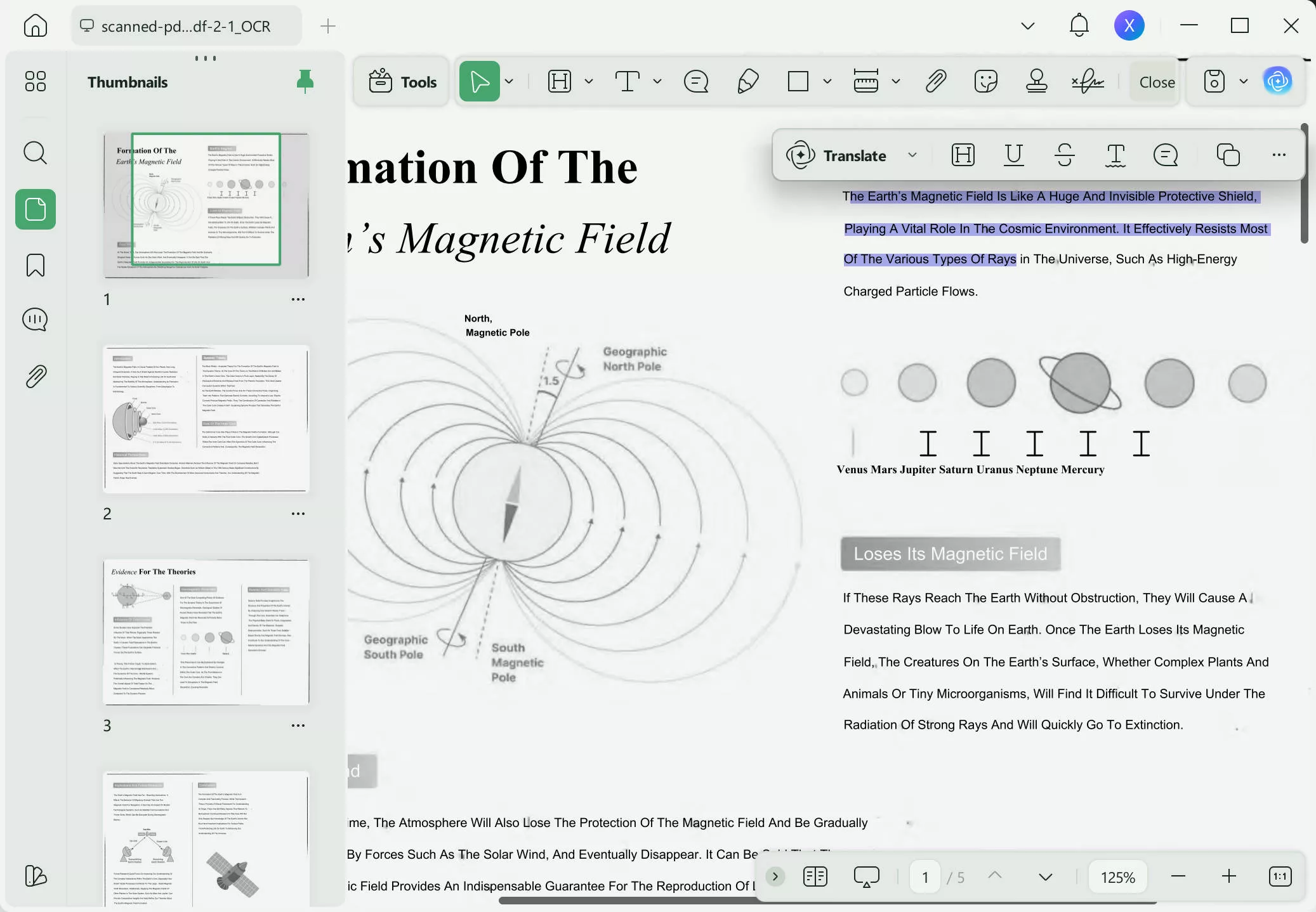 access the copy feature
