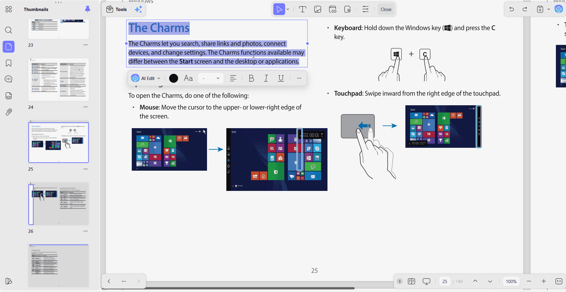 removing sensitive text pdf pages