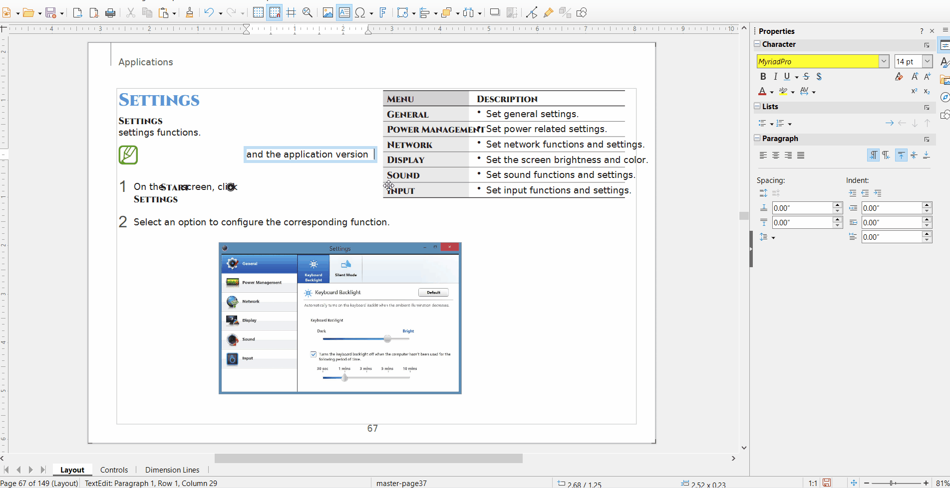 libreoffice draw text overlapping