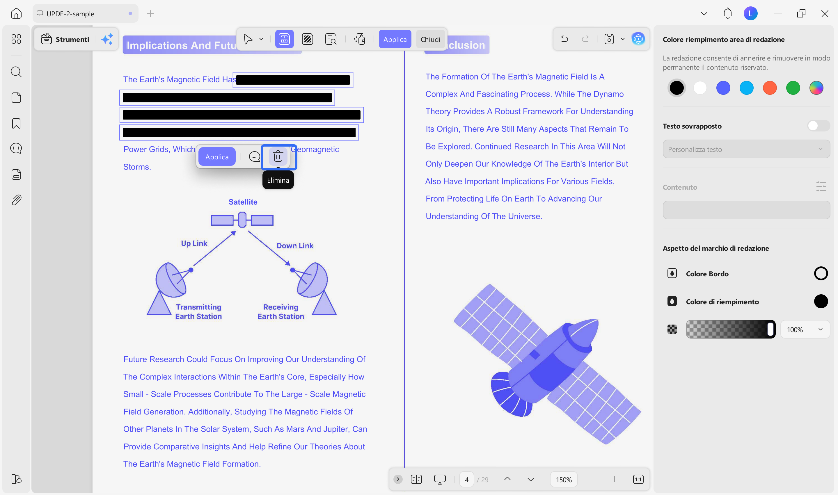Rimuovere l'Oscuramento da PDF con UPDF it