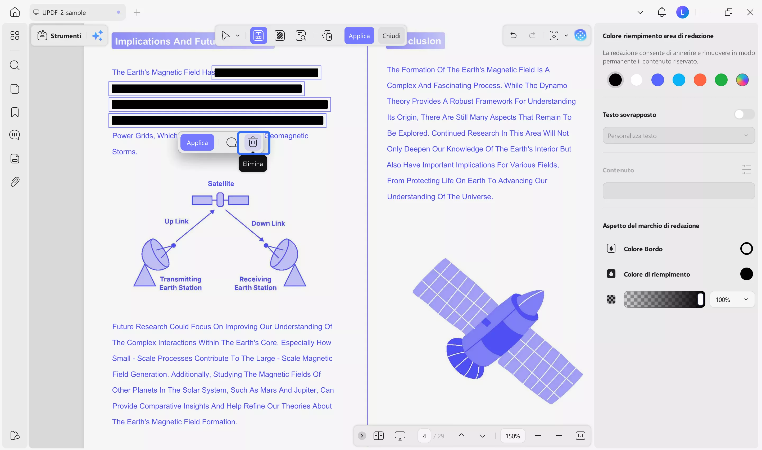 Rimuovere l'Oscuramento da PDF con UPDF it