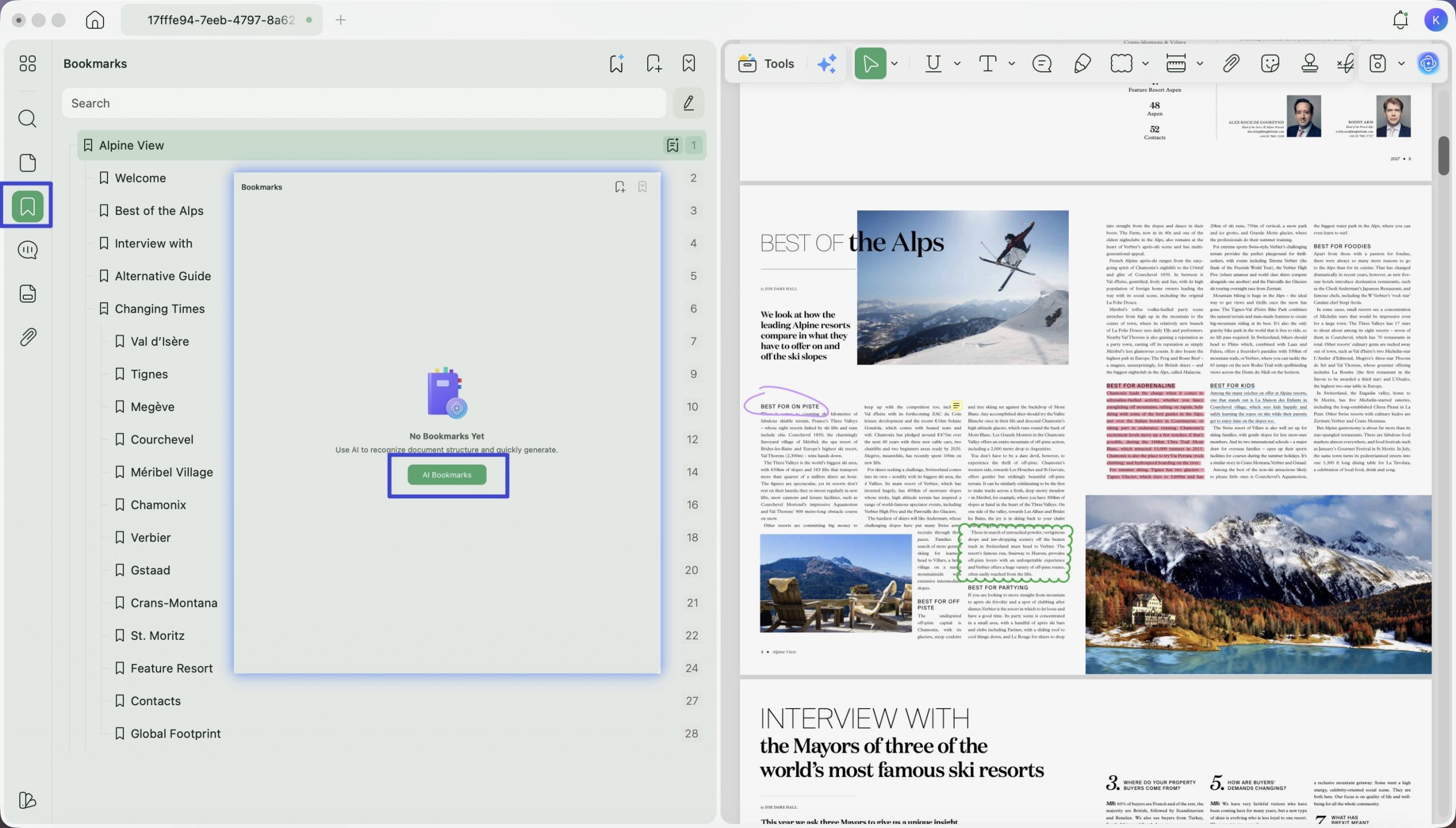build a hierarchical navigation tree