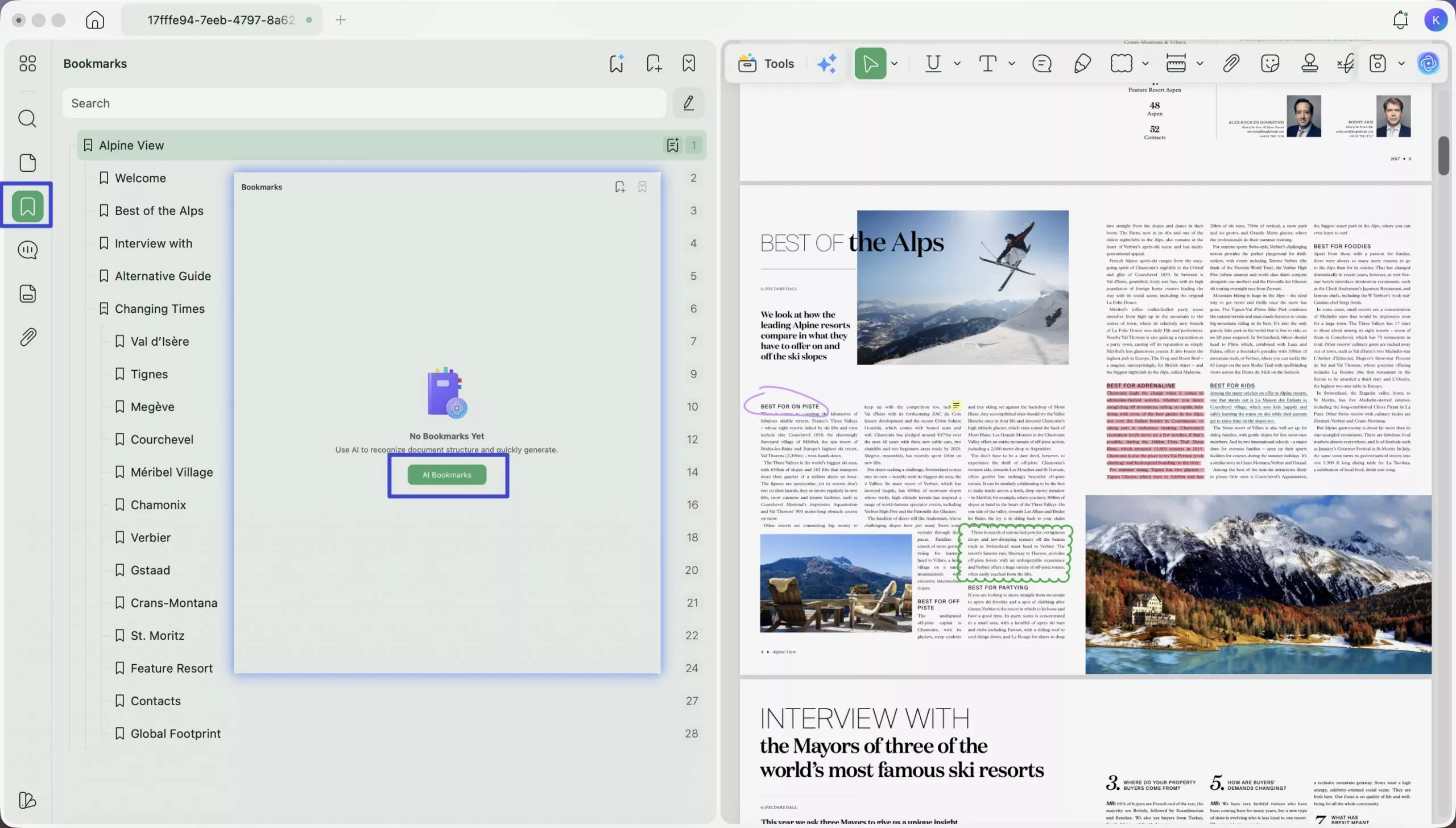 build a hierarchical navigation tree