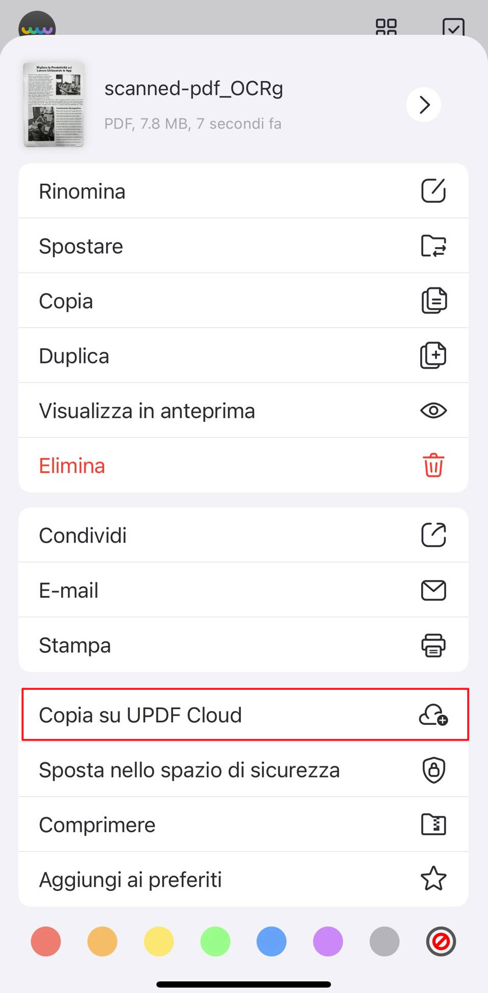 Copia su UPDF Cloud
