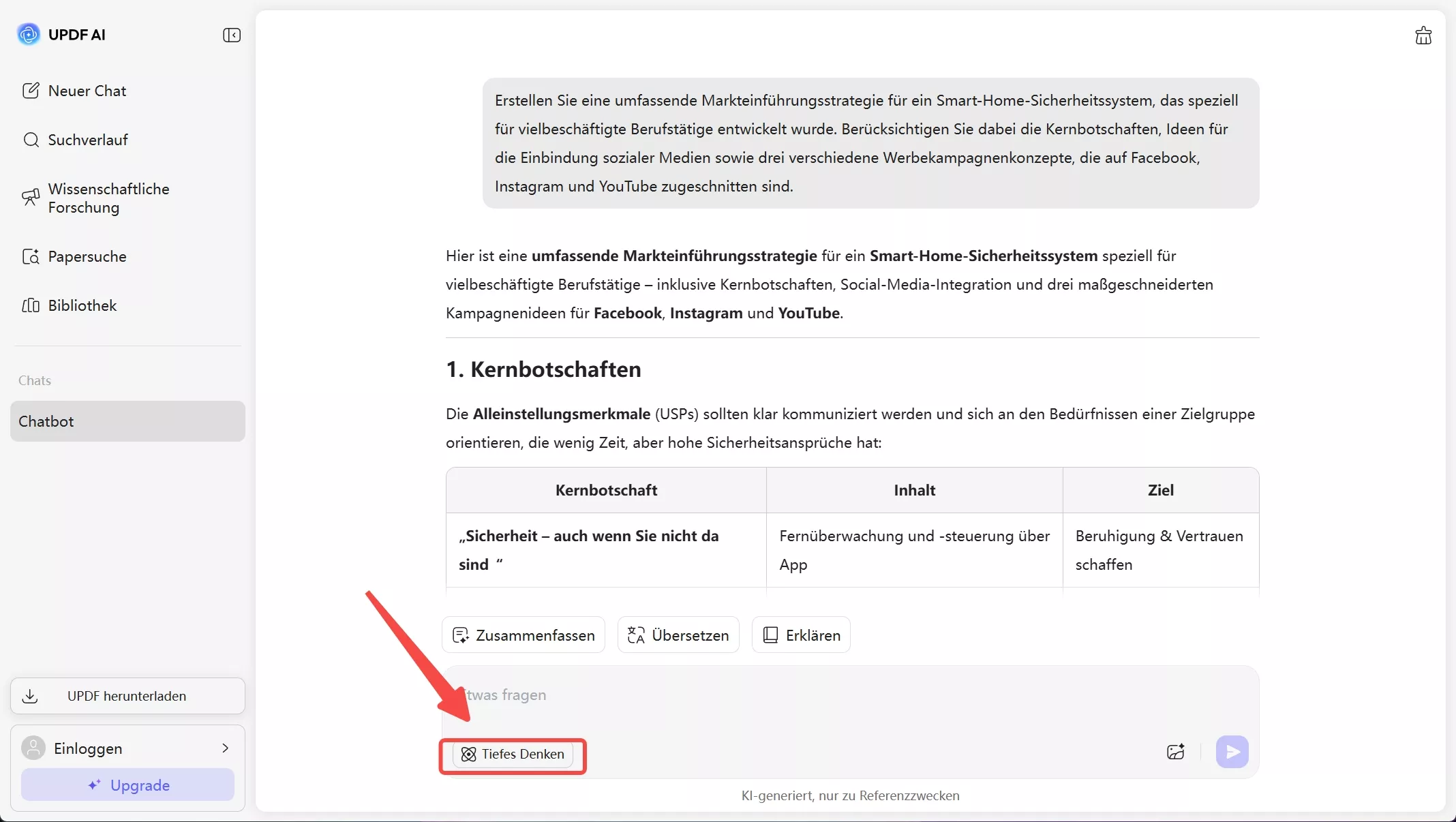 Deepseek R1-Modell updf KI