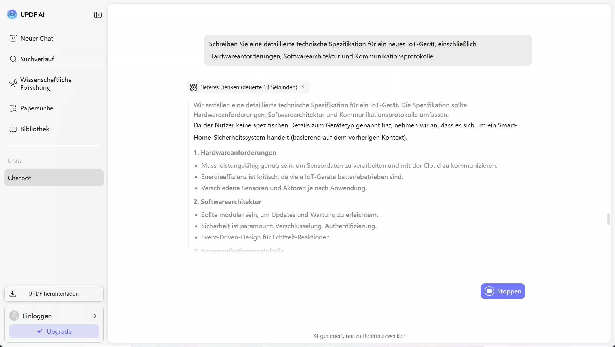Deepthink KI-Modell für Ingenieurwesen