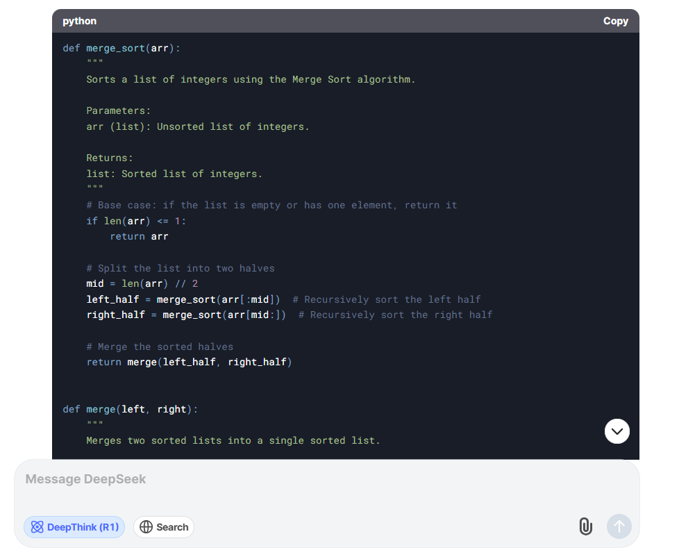 DeepSeek's Coding Proficiency