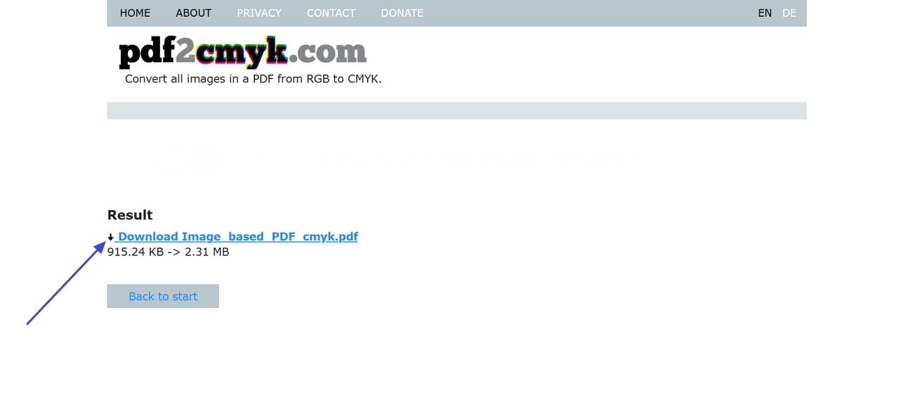 verwenden Sie die angegebene Download-Option zum Speichern