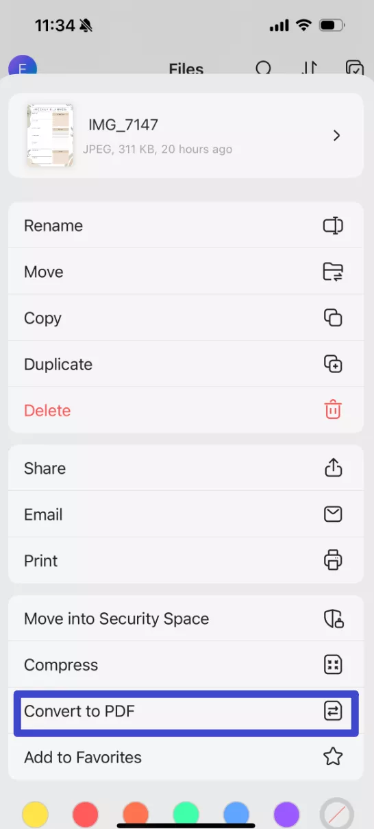 convert scan to pdf in updf