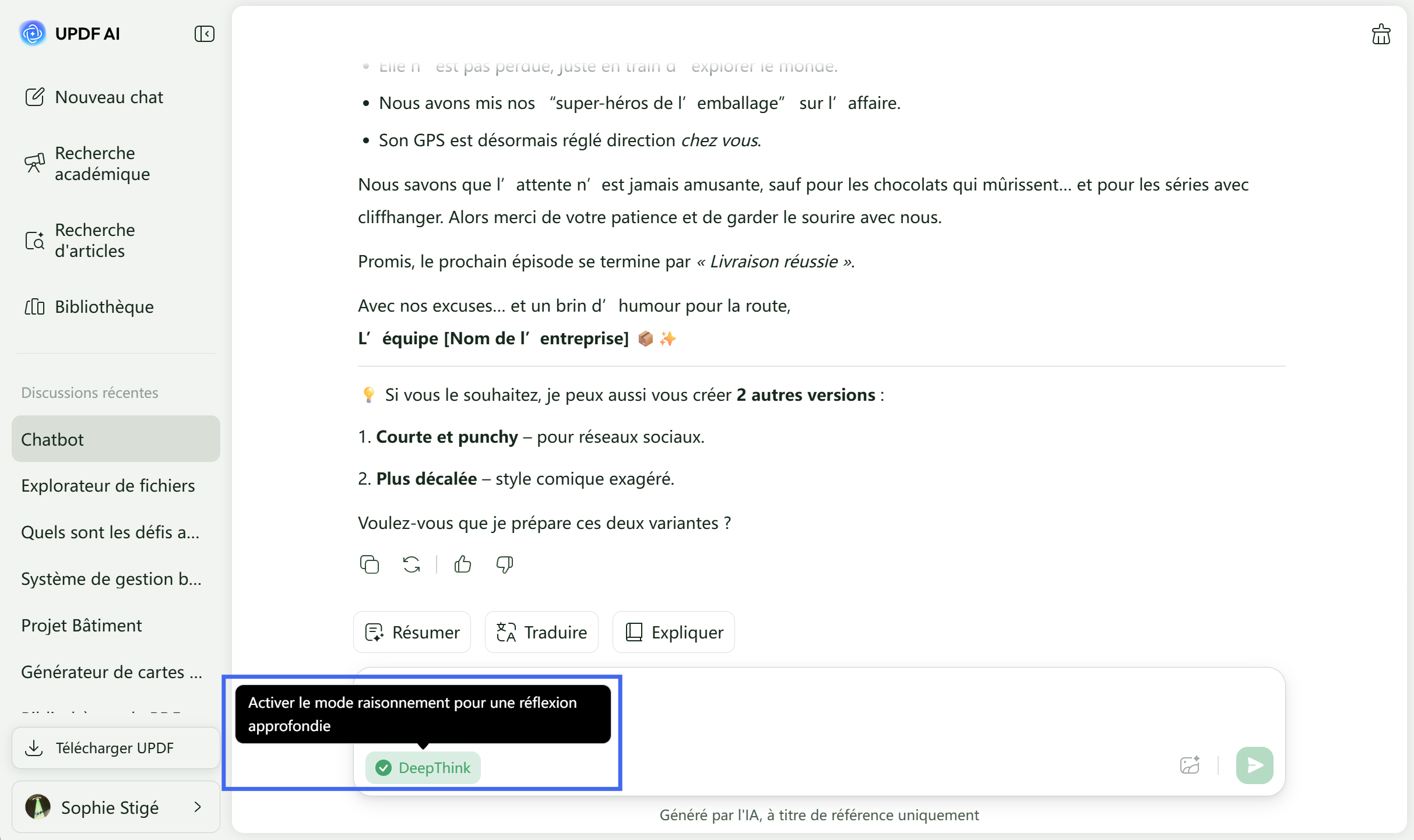 updf ai deepseek