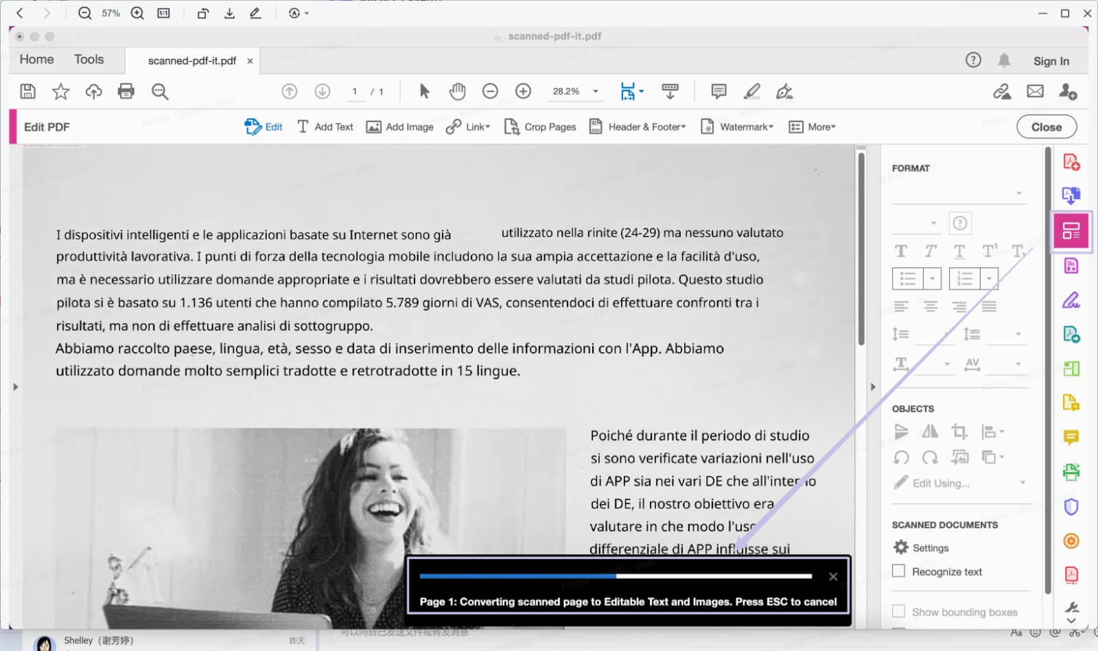edit pdf to perform ocr in acrobat