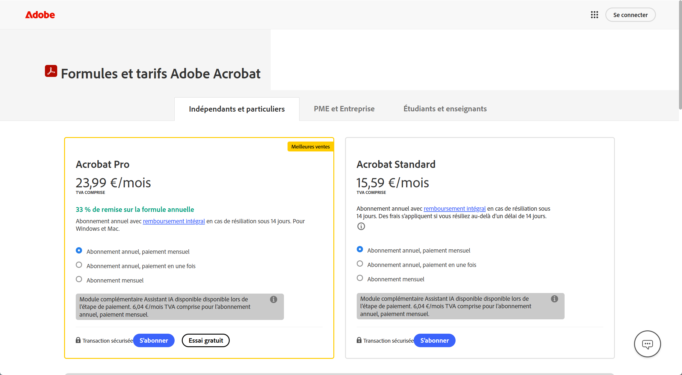 plan adobe
