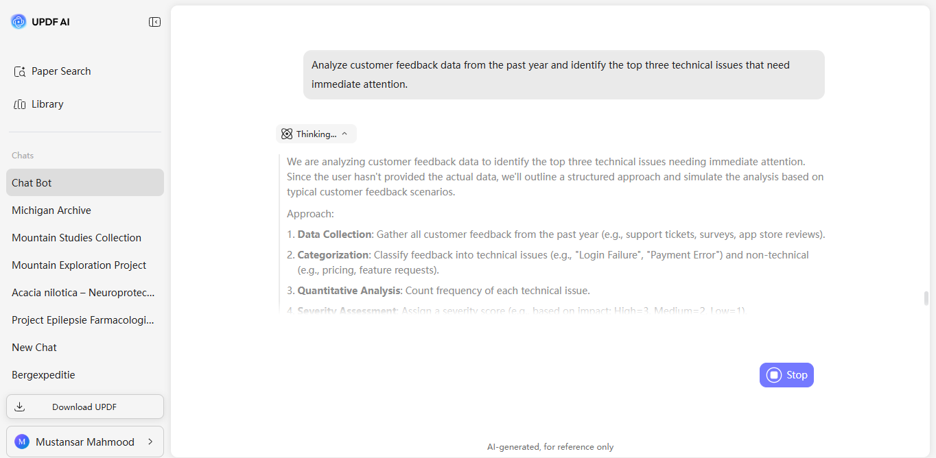 get ai response for customer service query deepseek r1