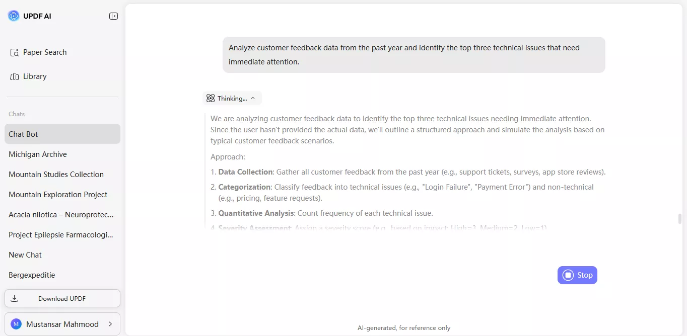 get ai response for customer service query deepseek r1