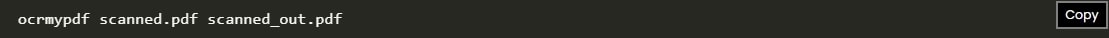 search pdf output giving command