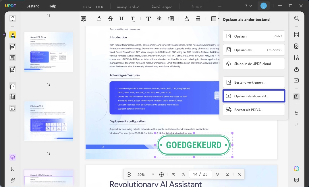 hoe verwijder ik een stempel uit een pdf-document