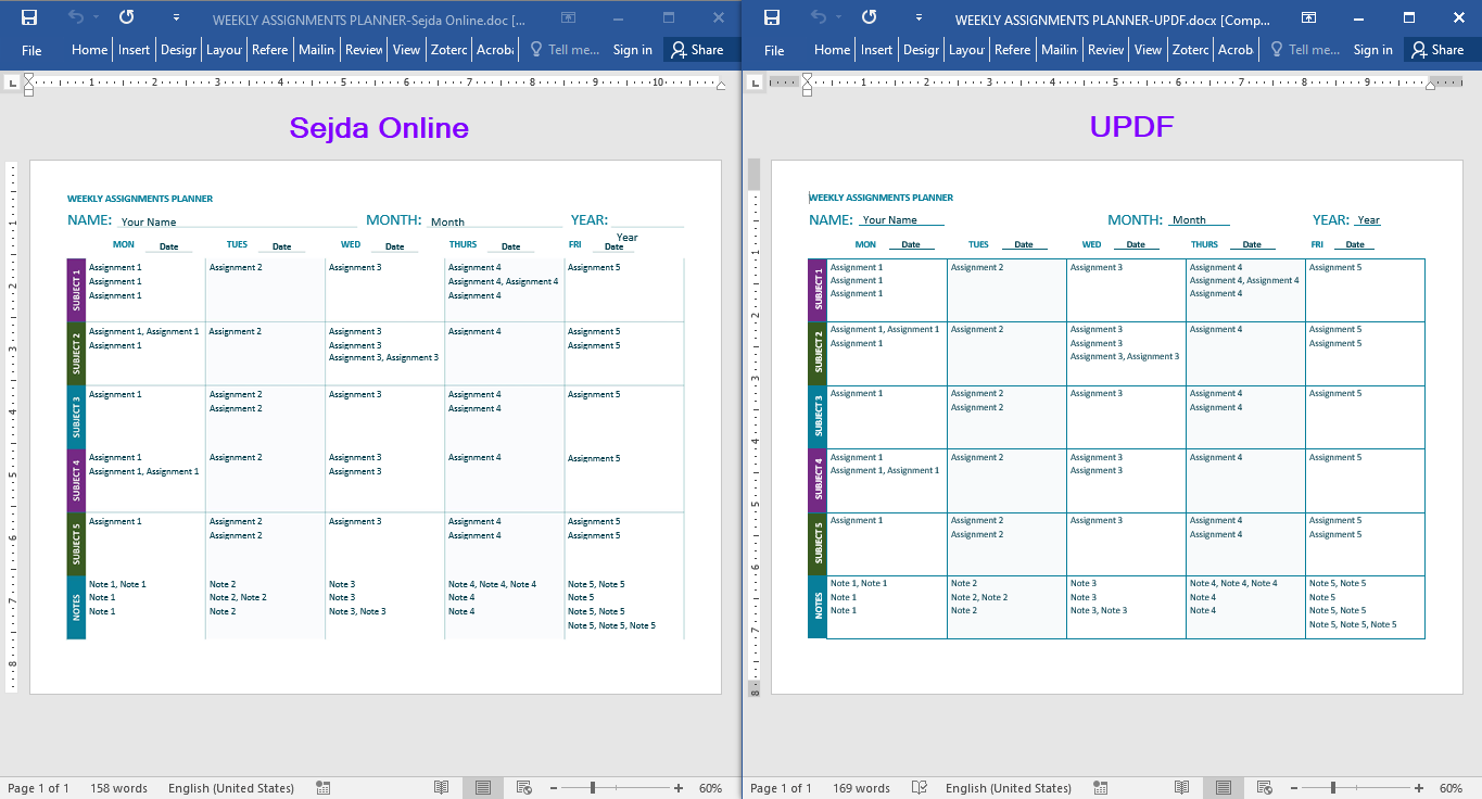 sejda online vs. updf pdf to word conversion
