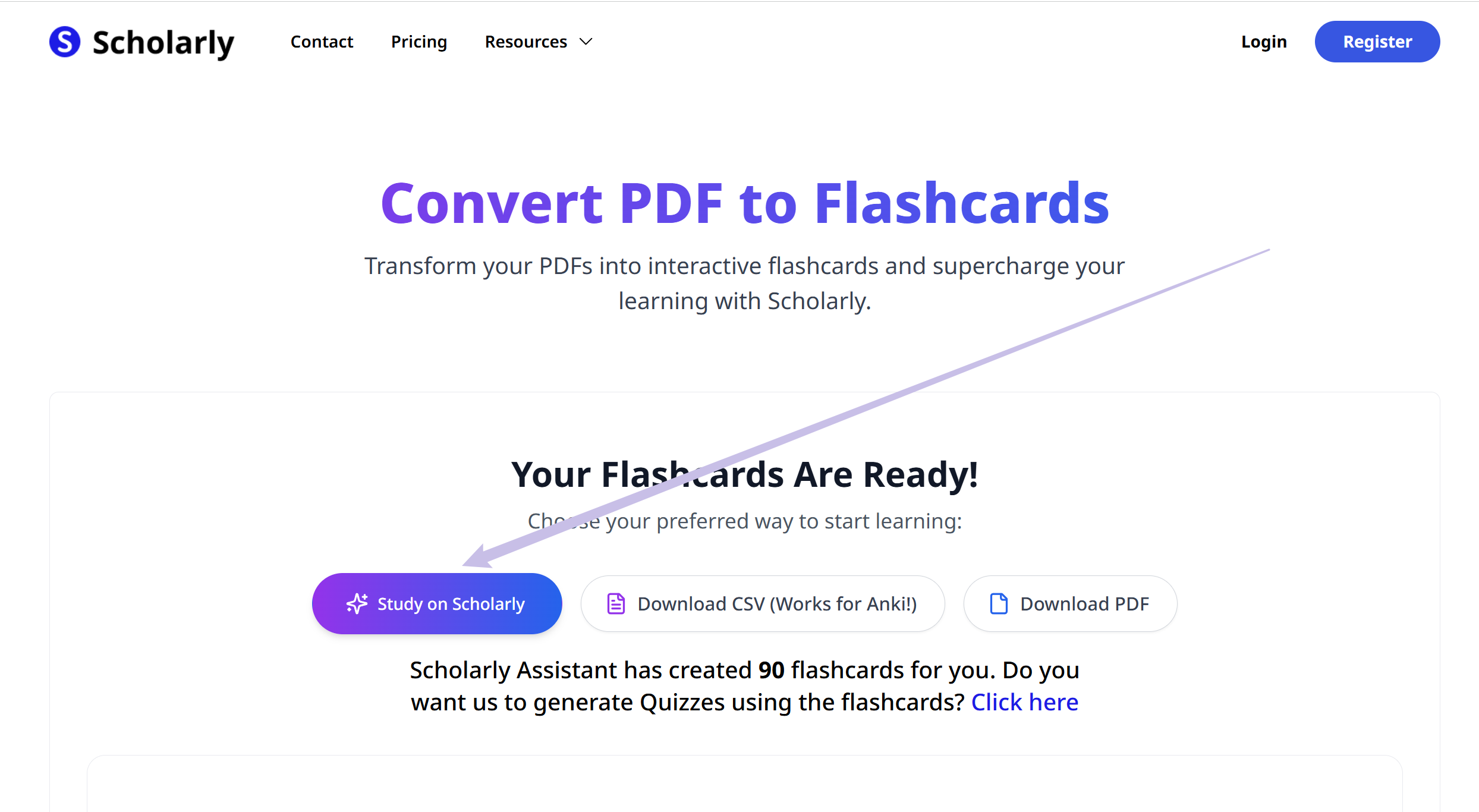 Studie über wissenschaftliche