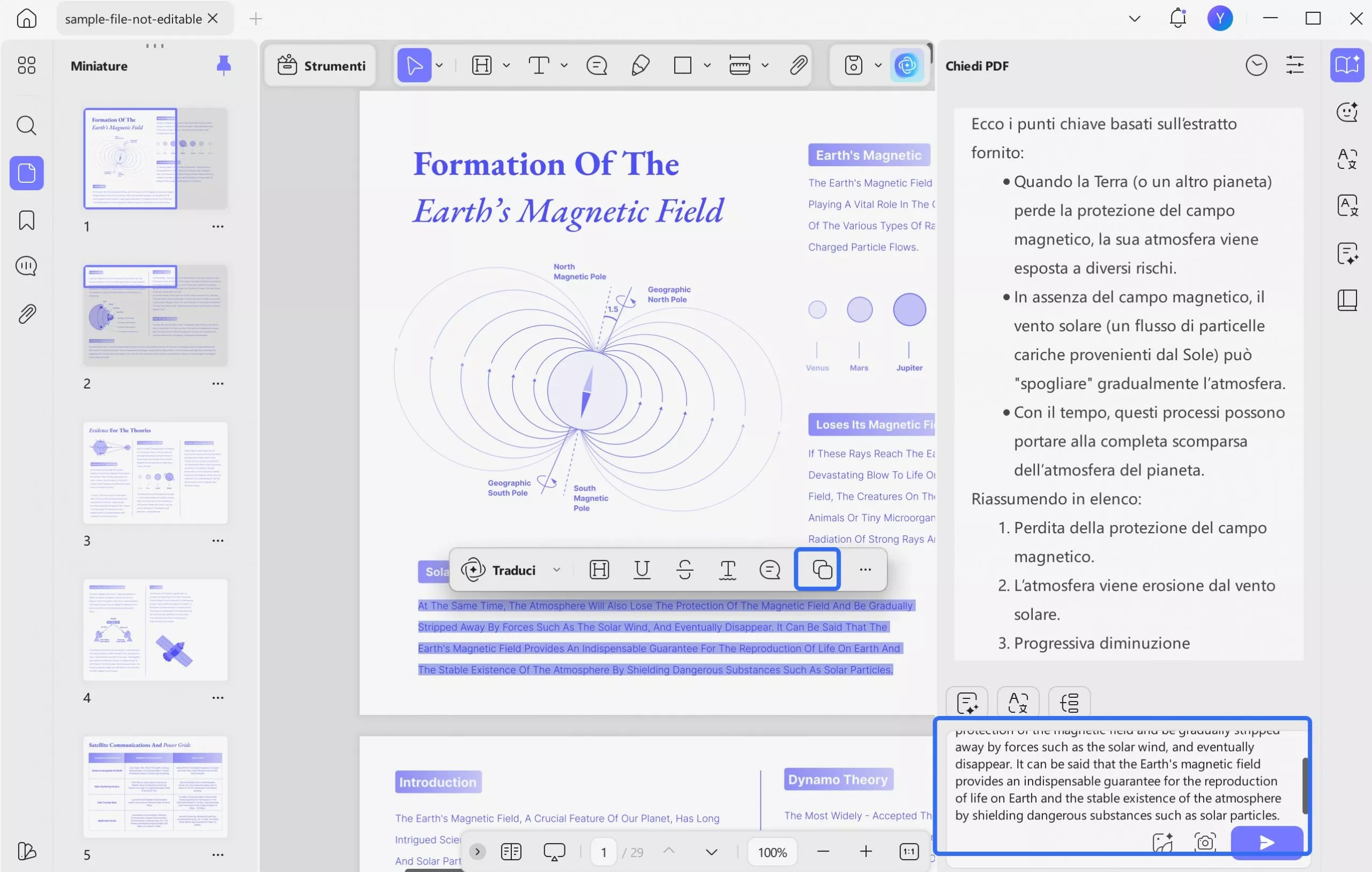 Riassumere PDF su Windows o Mac