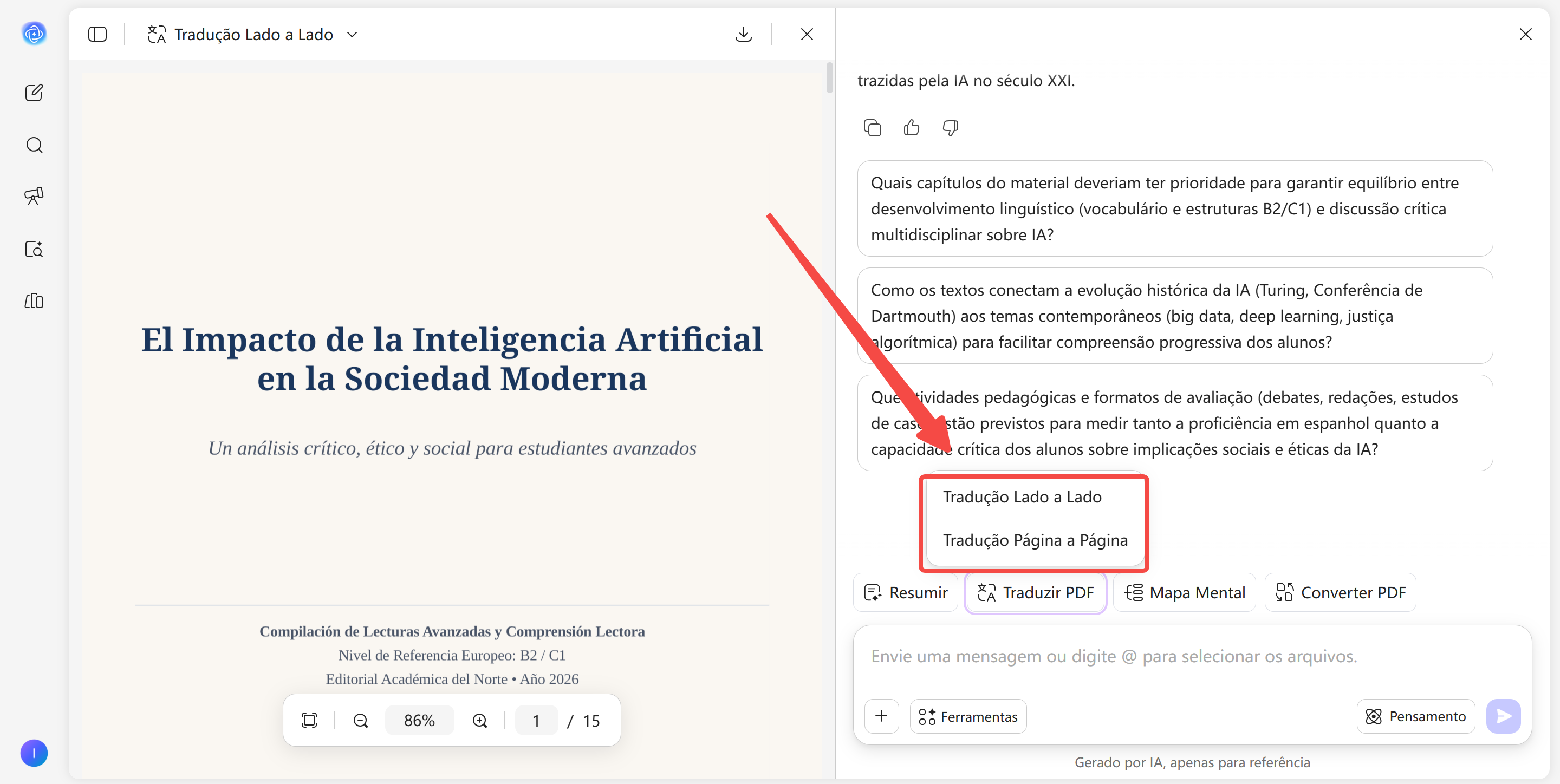 Tradução Lado a Lado