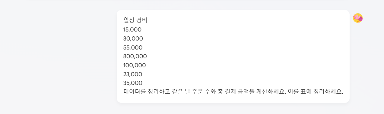 비교를 위한 레스토랑 매출 데이터
