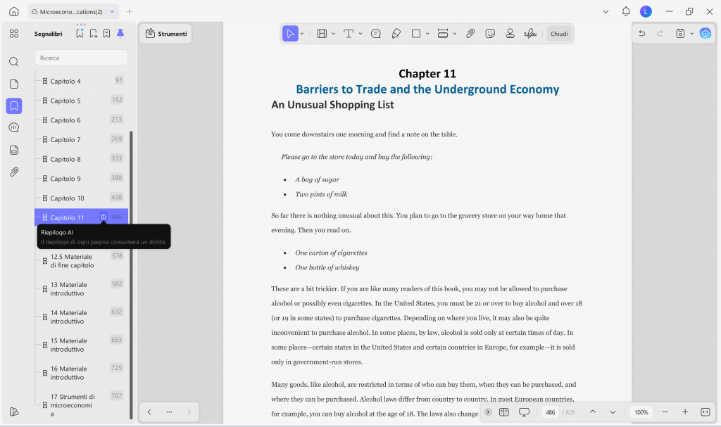 ai summary bookmark