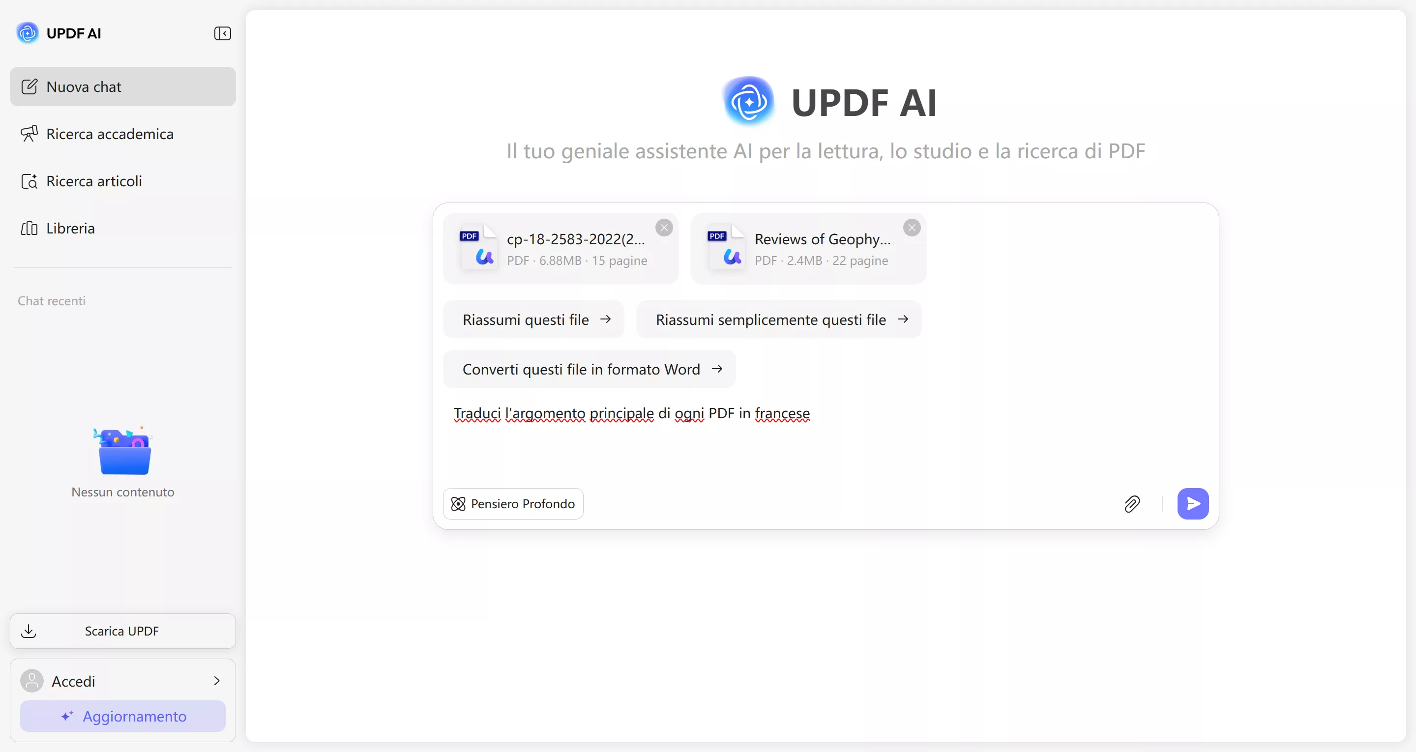 enter the prompt to translate