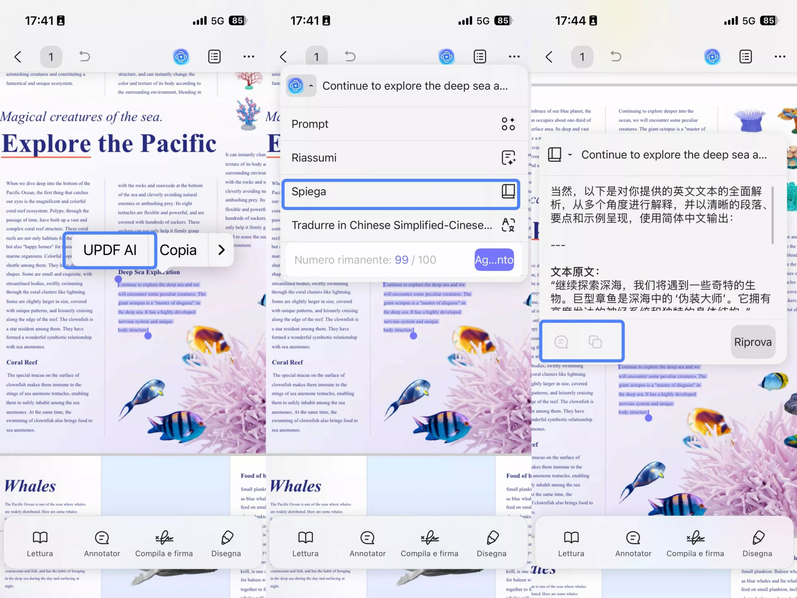 generate explanation of selected text