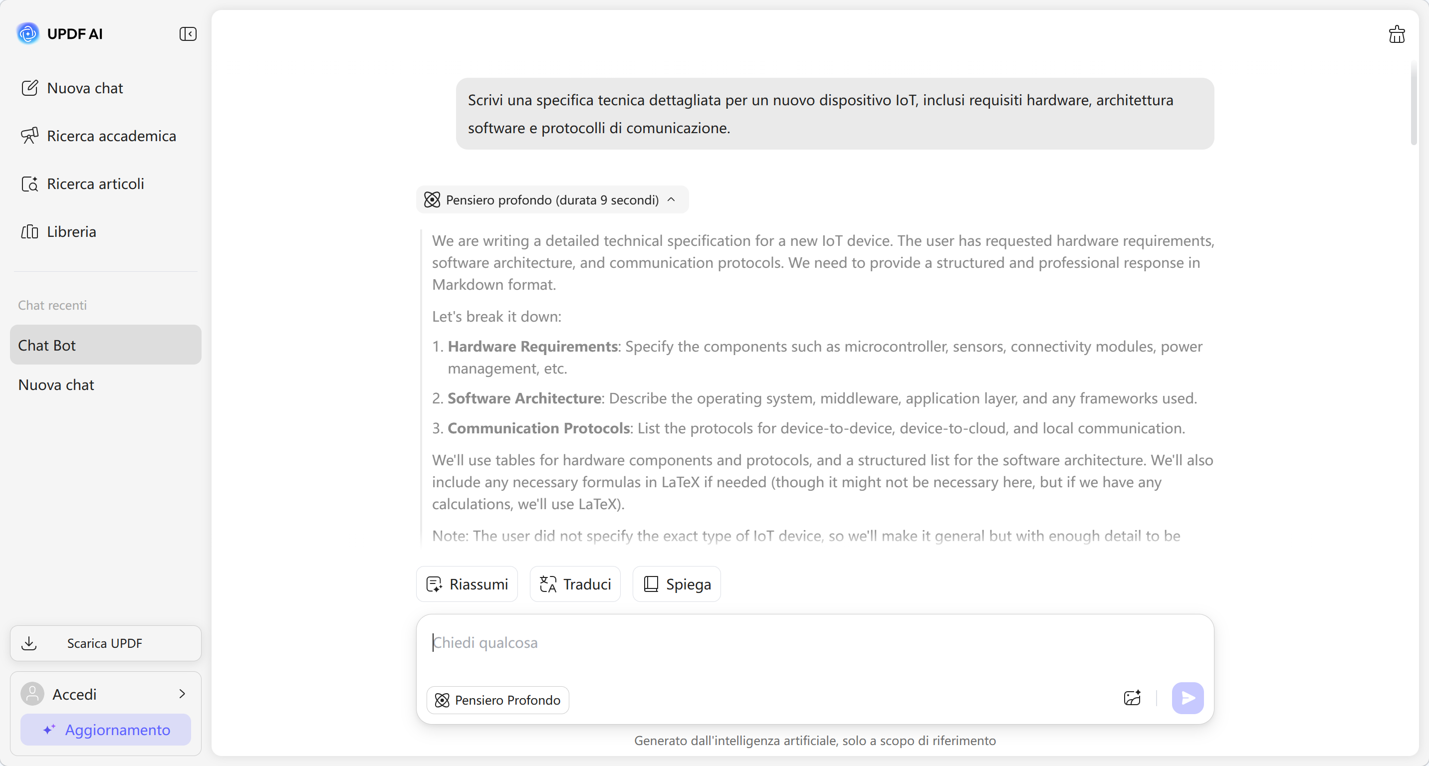 get ai response for engineering query