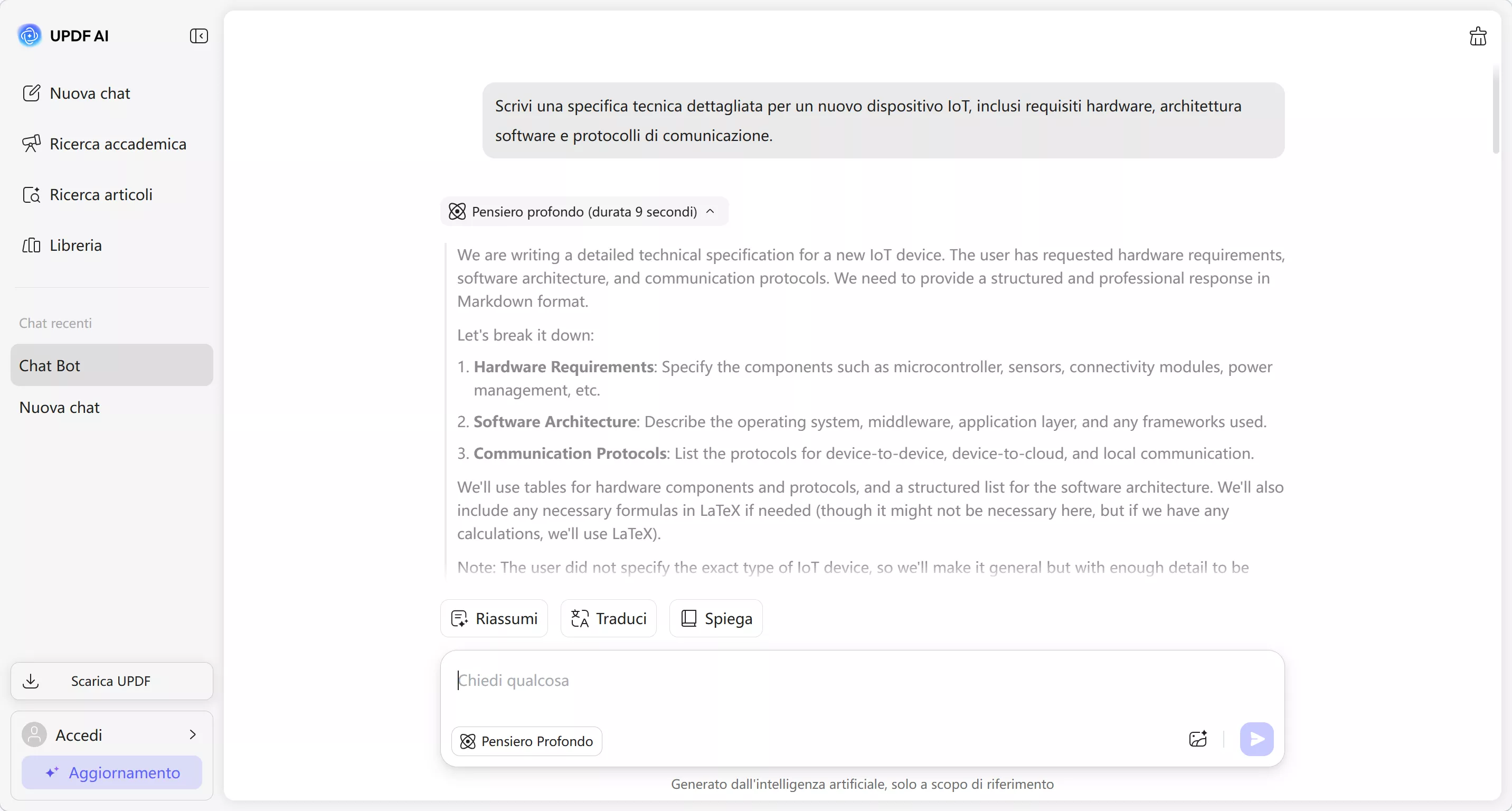 get ai response for engineering query