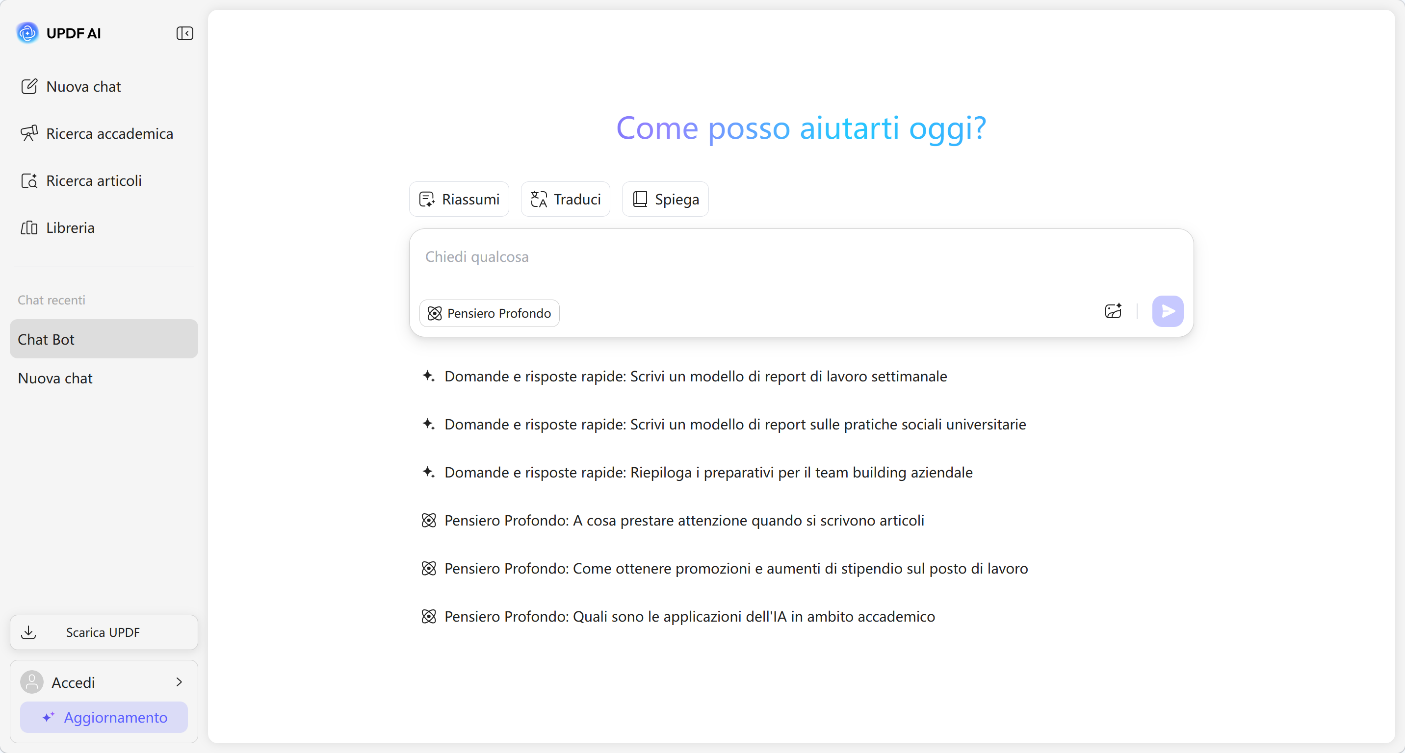 start chatting with ai