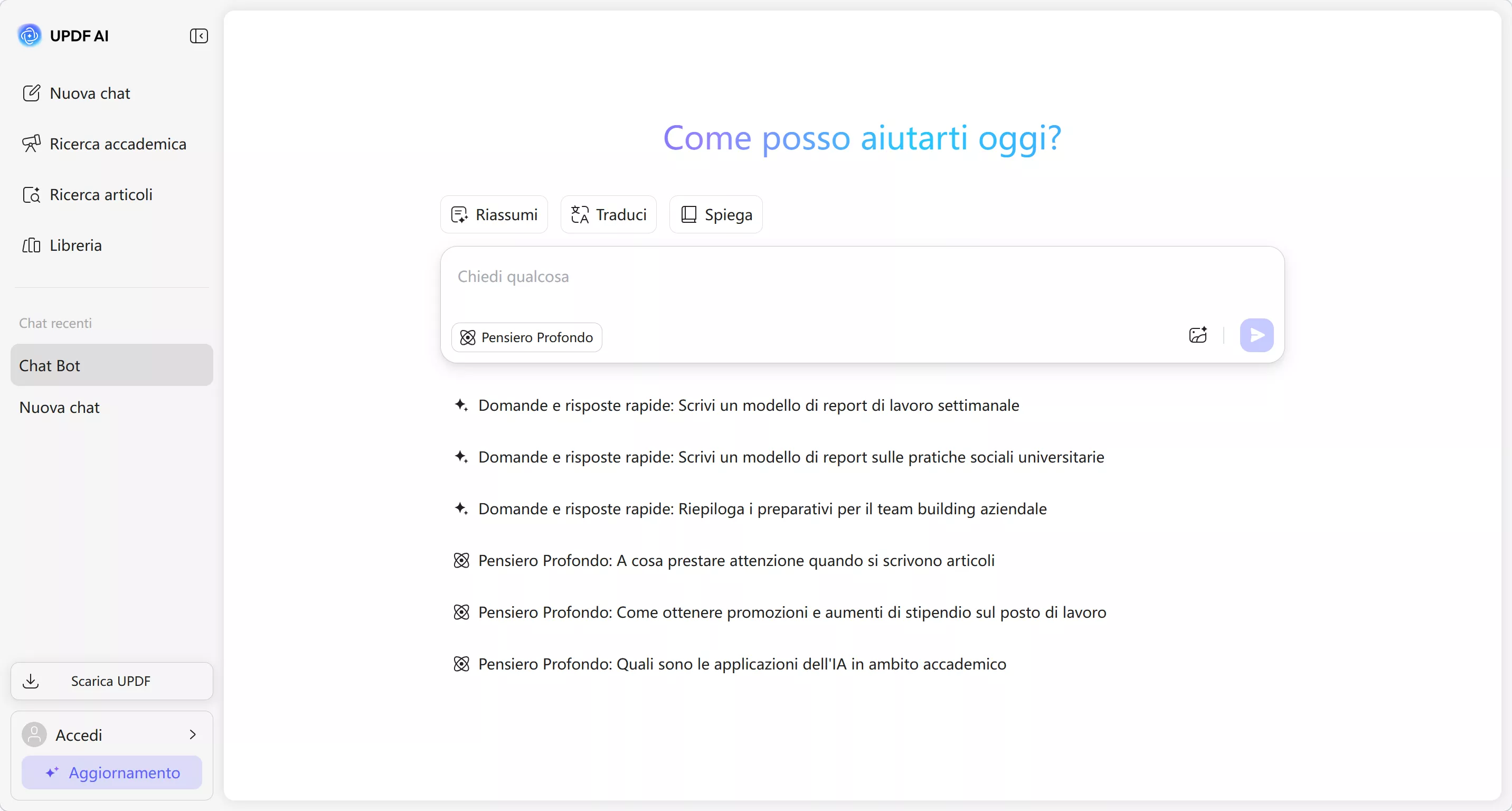start chatting with ai