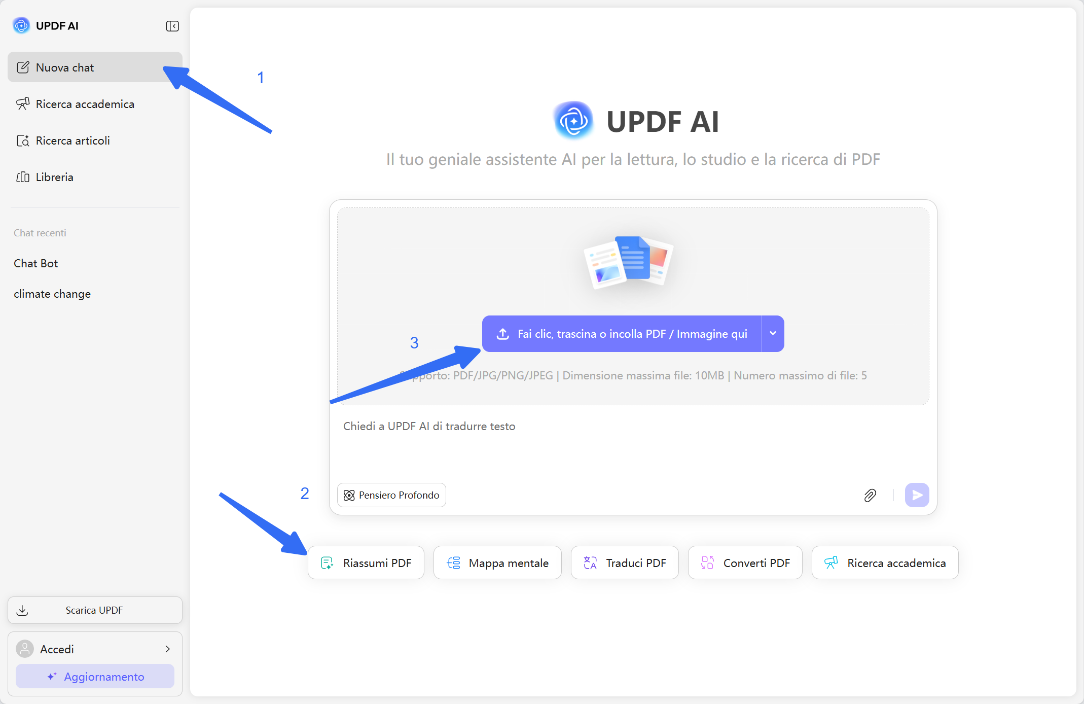 upload and summarize file 