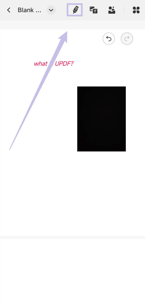 annotate or draw updf android